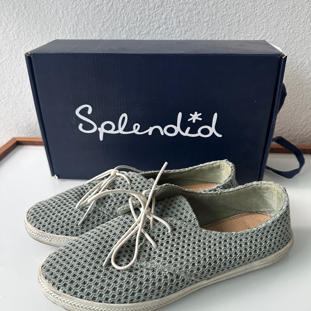 Splendid Solvang Fabric Mesh Mint Green Casual Shoes